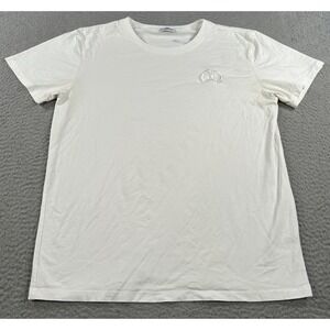 Christian Dior Shirt Men's XL White Cotton CD Logo Tee Casual Streetwear Comfy